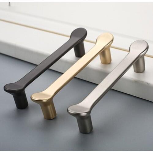 Cabinet Handles New Modern Minimalist American Cabinet Handle European Zinc Alloy Open-top Drawer Closet Door Handle Knobs