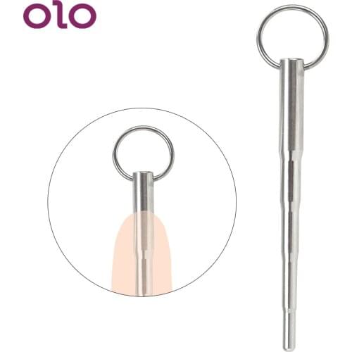 OLO Stainless Steel Penis Plug Catheters Sounds Urethral Dilators Masturbator Sex Toys for Men