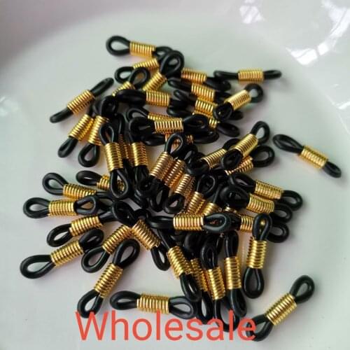 Jewelry Findings Accessories Sunglasses Chain Ear Hook Eyeglasses Glasses chain holder Silicone Rubber Ring Spectacles Chain