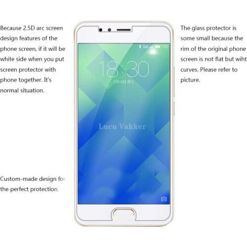 2pcs Tempered Glass for Meizu M6s M5s M3s Glass Screen Protector on Maisie S6 S5 S3 M 6s 5s 3s M6 M5 M3 S Protective Film Safety