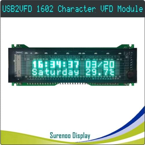2002 20X2 202 USB VFD Display LCD Module Screen USB2LCD support LCD Smartie & AIDA64 for DIY PC