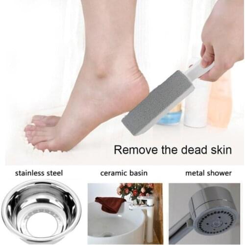 1 PCS Quick Cleaning Stone Toilet Cleaner Pumice Brush Cleaner Long Handle Household Cleaning Accessories