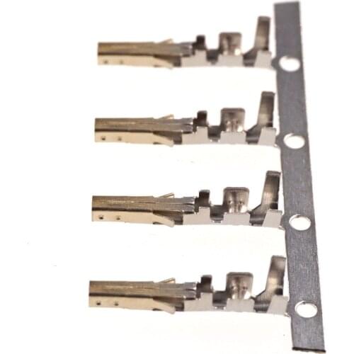 300pcs 4.2 mm 5557 Computer Connector Terminal female needle for 4P 6P 8P 20P 24P male shell Contact Gold plated PCIE 18 AWG