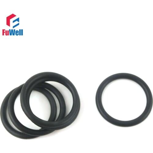 5pcs 5mm Thickness 220/225/230/235/240mm OD Black Nitrile Rubber O-ring Seals Gasket Washer Oil Resistance NBR O Rings Seals