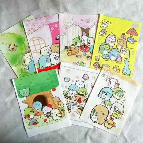 7pcs cartoon Digital printing Hand dyed cloth cotton canvas DIY handmade patchwork quilting fabric 15X20cm