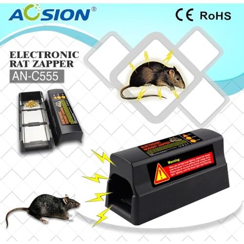 Aosion human electroni hight voltage mouse trap killer rat killer rat zapper with adaptor AN-C555