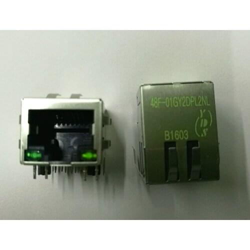 Free Shipping 5pcs/LOT Ethernet connector (RJ45 RJ11)/48F-01GY2DPL2NL