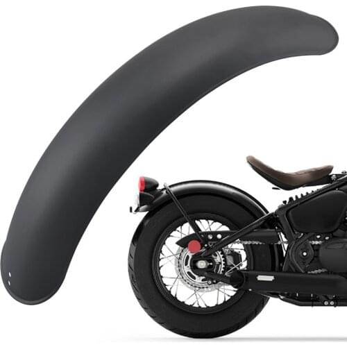 For Harley Bobber Bratstyle Chopper Custom MotorbikeRetro Rear Fender Mudguard Wheel Cover Matte Black Motorcycle Frame Parts