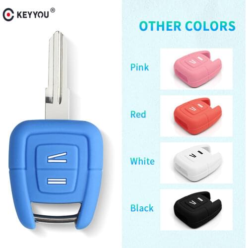 KEYYOU Silicone Car Key Cover Case For Vauxhall Opel Astra Zafira Omega Vectra h j insignia g Mk4 B c mokka Fob Remote Protector