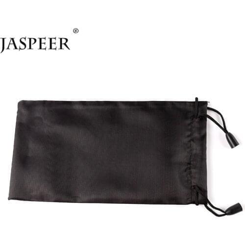 JASPEER Glasses Case Black Sunglasses Cloth Bag Custom Logo Sunglasses Protector Packaging Unisex