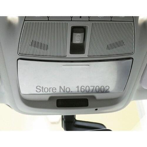 For Renault Koleos Stainless 2016 2017 Stainless Steel Front Reading Lamp Light Glasses Box Cap Accessories Trim