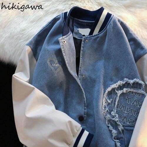 HIKIGAWA Womens Denim Jackets