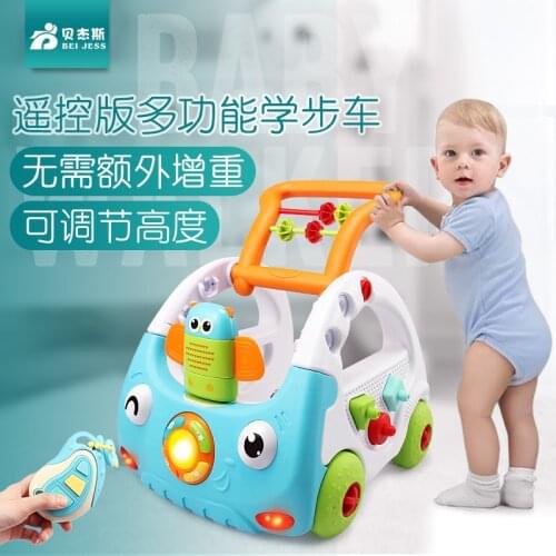 Baby Walker Multifuctional Toddler Trolley Sit-to-Stand ABS Musical Walker with Adjustable height for Toddler toys for Children