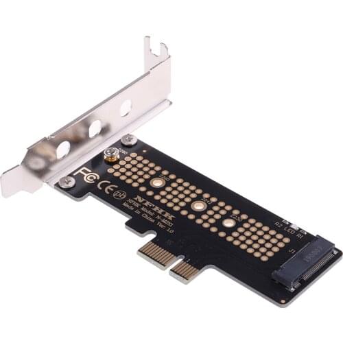1pc NVMe PCIe M.2 NGFF SSD To PCIe X1 Adapter Card PCIe X1 To M.2 Card With Bracket