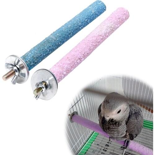 Colorful Pet Bird Chew Paw Grinding Toys Parrot Harness Cage Budgie Clean Tool for bird toy