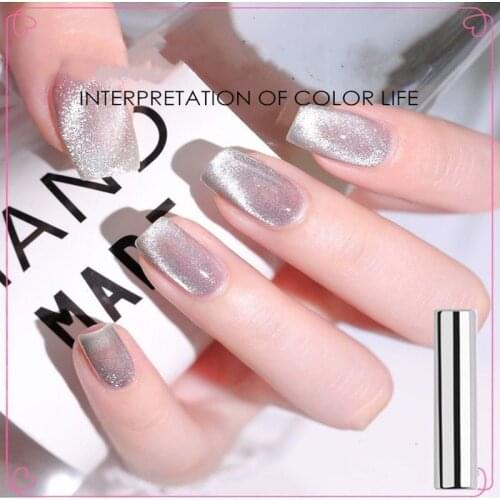 1PCS Magic Nail Magnetic Stick Silver 3D Effect Strong Magnet Cat Eye UV Gel Polish Tool Nail Art Decorations Manicure Pen