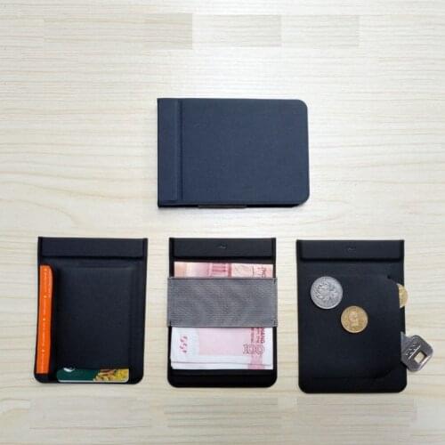 Magic Magnetic Modular Mini Wallets Magnetic User-Defined Card Wallet ID Bank Card Holders Coin Purse Men Women Travel Purses