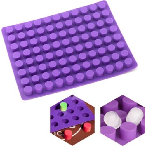 88 Cavities Mini Round Mini Cheese Cakes Molds Baking Silicone Mold For Chocolate Truffle Jelly And Candy Ice Mold