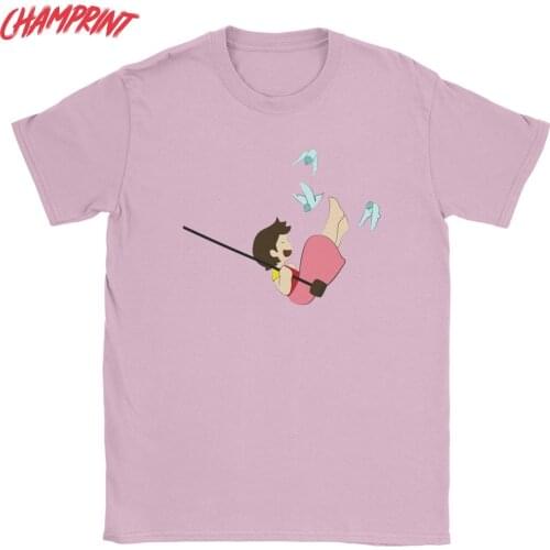 Mens T-Shirt Swing Heidi A Girl Of The Alps Humorous 100% Cotton Tee Shirt Short Sleeve T Shirt Round Neck Clothes Party