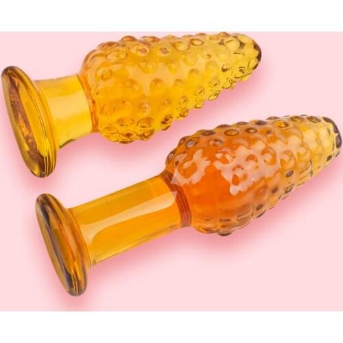 Floating MassageStick Glass Crystal Penis Female Stimulating MasturbationDevice Ice and Fire Anal Plug Couple Sex Adult Products