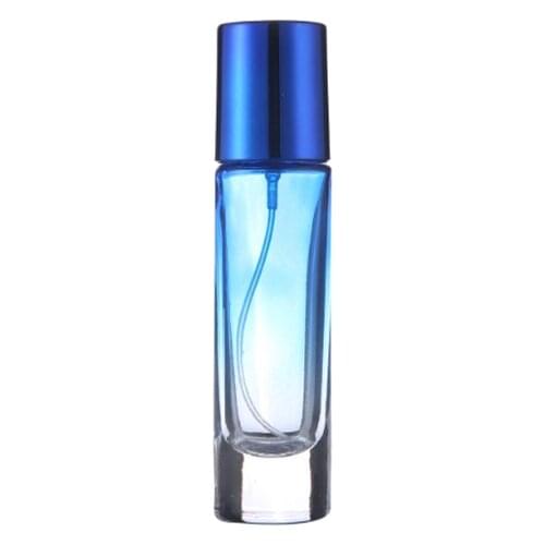 200pcs/lot 30ml Empty glass spray perfume bottle thick vial sample bottles colorful perfume atomizer tube