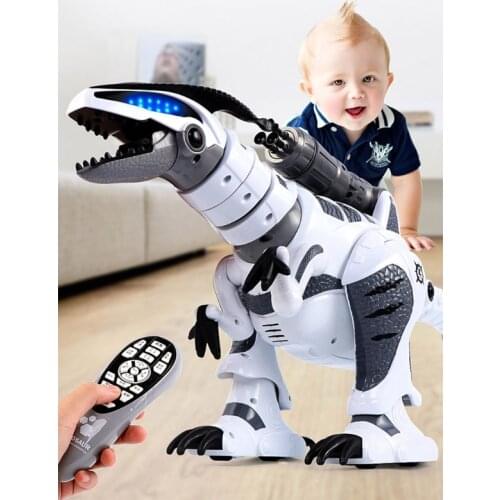 RC Robot Dinosaur Intelligent Interactive Smart Toy Electronic Remote Control Tyrannosaurus Collectible Model