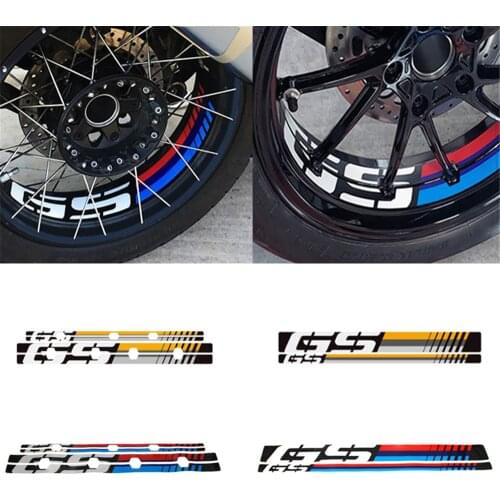 Motorcycle Wheel Reflective Decal Case for BMW R1200GS Adventure 2006-2018 R1250GS Adv 2019 Rim Decoration