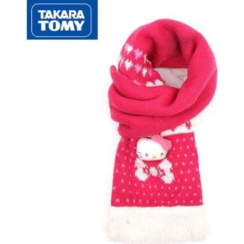 TAKARA TOMY winter fashion cute cartoon Hello Kitty shawl scarf simple and comfortable casual warm scarf