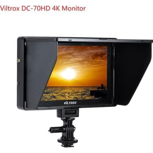 Viltrox DC-70HD 4K Monitor 7'' 1920x1200 IPS HD LCD Camera Video Monitor Display HDMI AV for Sony Canon Nikon DSLR BMPCC 5DIV