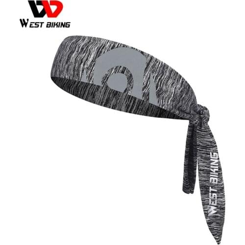 WEST BIKING Elastic Antiperspirant Belt Sweatband Gym Sports Breathable Non-slip Women Men bandana ciclismo Bicycle Headband