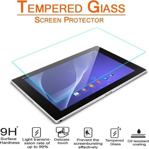 Tempered Glass Screen Protector For Sony Xperia Z3 Tablet Compact SGP621 SGP641 8" 8 inch Anti Shatter Protective Glass Film
