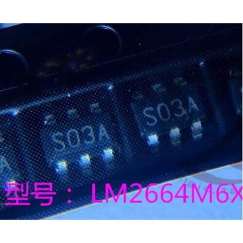 10pcs/lot LM2664M6X S03A LM2664M SOT23-6 NEW ORIGINAL