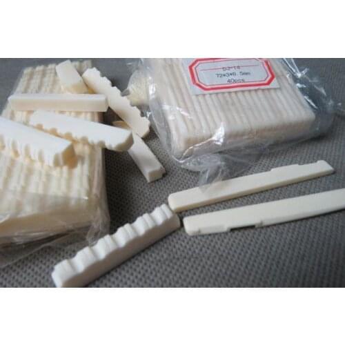 40pieces Acoustic Guitar saddles & 40 pieces nuts slotted DJ-13/14