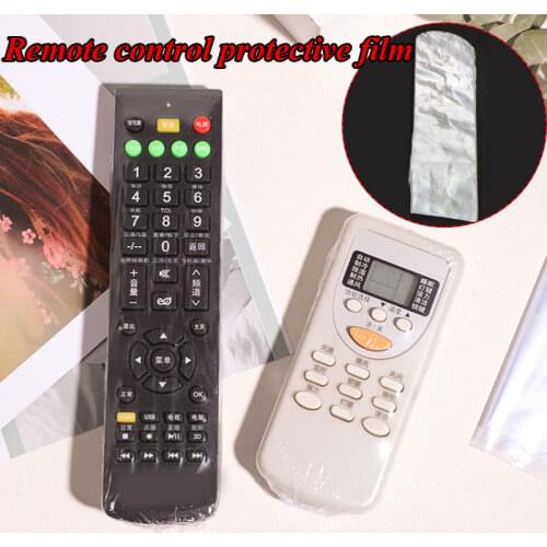 5/10Pcs Heat Shrink Film Clear Video TV Air Condition Remote Control Protector Cover Waterproof Protective Case Anti-dust Bag