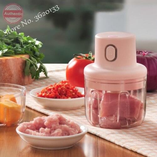 Wireless Electric Meat Grinder Food Chopper Mini Stainless Electric Kitchen Chopper Meat Grinder Shredder