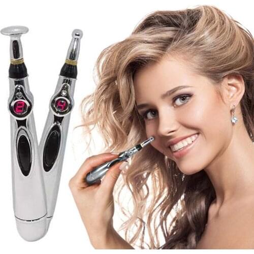 Electronic laser Acupuncture Pen relief Electric Meridians Laser Therapy Heal Massage Pen Meridian Energy Pen Relief Pain Tools