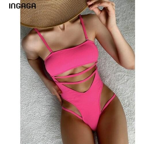 INGAGA Pink Swimwear