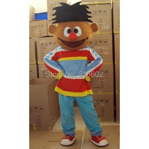Cosplay costumes ernie mascot costumes character the original street mascot costumes famous cartoon costumes free shipping