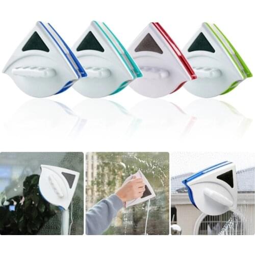 Magnetic Window Cleaning Supplies Brush Glass Window Wiper Cleaner Double Side Brush For Bathroom Household Cleaning Tools