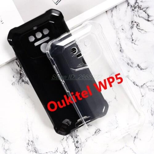 Soft Black TPU Case For Oukitel WP5 Phone Cases Transparent Silicone Case Back Cover For Oukitel WP5 IP68 Funda de Cases etui