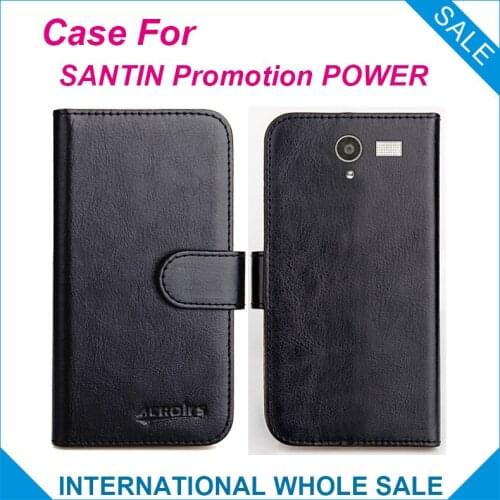 Original! SANTIN Promotion POWER Case ,6 Colors High Quality Leather Exclusive Case For SANTIN Promotion POWER Tracking
