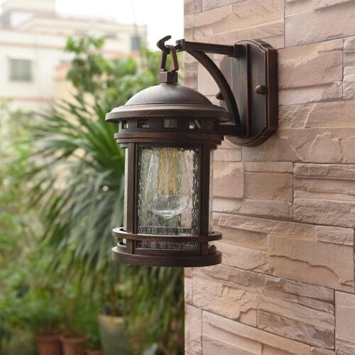 Outdoor waterproof courtyard wall lamp corridor corridor balcony door wall lamp retro industrial room wall lamp