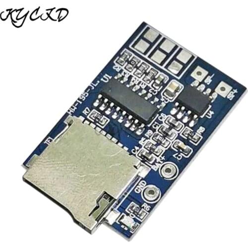 TF Card MP3 Decoder Board 3.7V-5V 2W Mono Amplifier Loop Playback with Memory Function Mini MP3 Player