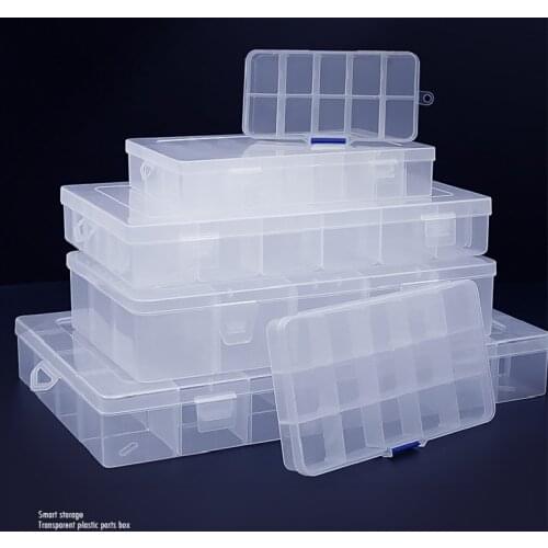Transparent Storage Screw Case Storage DIY Parts Box Electronic Component Transparent Wire Terminal Switch Fuse Connector Boxes