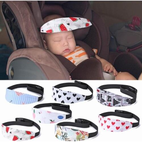 Baby Seat Belt Baby Stroller Head Body Supports Infant Cars Seat Safety Sleeping Elastic Belt Safe Sleep Nap Aid Head Support