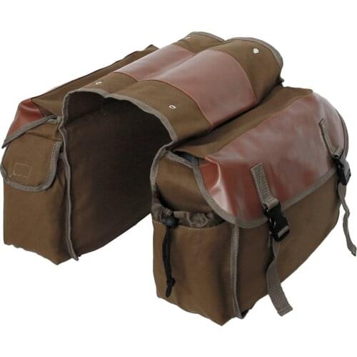 Universal Saddlebag for Motorcycle Bag Canvas Back Seat Luggage Bags For Sportster XL883 1200 for Honda For KAWASAKI