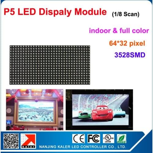 TEEHO High quality billboard P5 1/16 Scan LED display led module 64*32 pixel 320*160mm led programmable sign display board