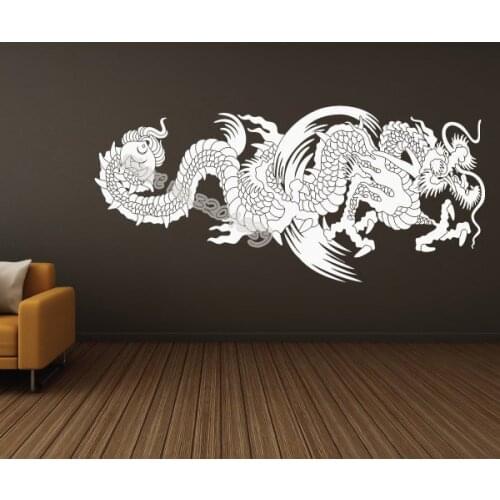 Fierce dragon Wall Decals Chinese Sharp dragon claw Decor Fantasy Fairytale Land Gothic Abstract Living Room Wall Sticker EB526