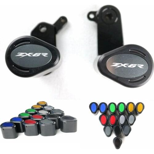 Motorcycle Bumpers Frame Slider Crash Protector For KAWASAKI ZX6R 09-10-11 Crash Bar Engine Guard Rail