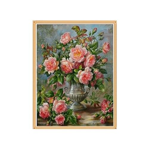 2018 DIY 5D Full Diamond Embroidery Flowers Round diy Diamond Painting needwork Cross Stitch Kits Diamond Mosaic Home Decoration